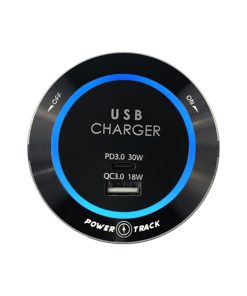 USB Charger Socket - Black